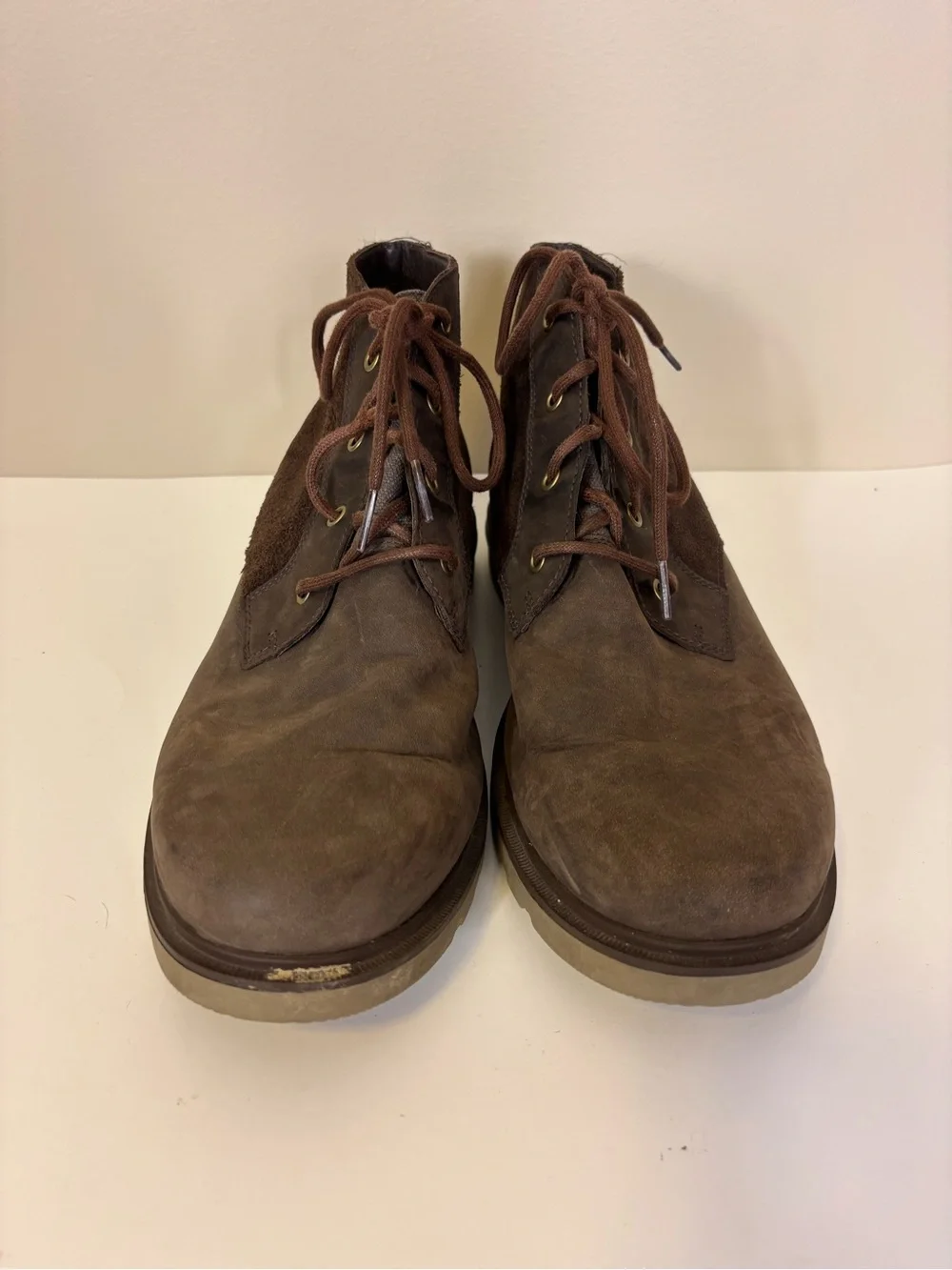 Sorel Men's Brown Suede & Leather Chukka Boots 12